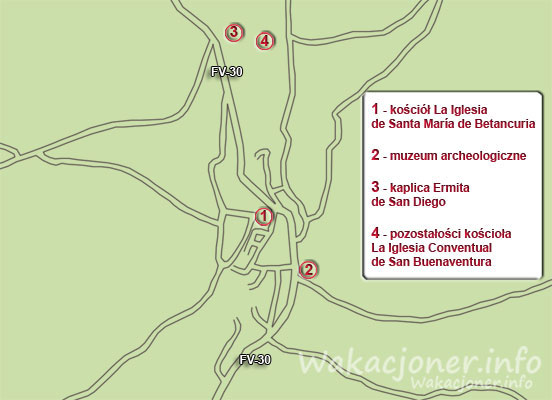 plan miasta Betancuria