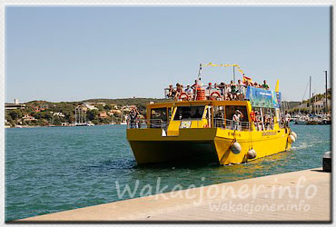 Katamaran yellow catamaran